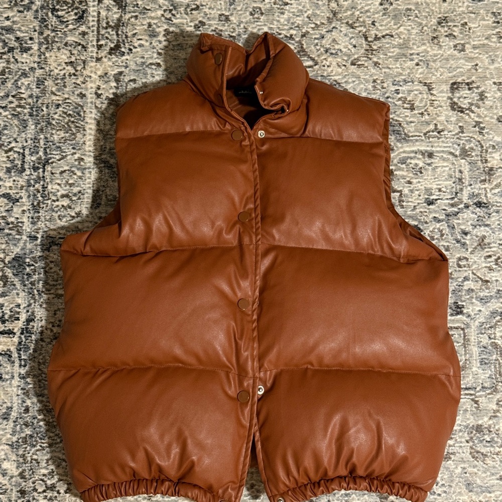 Brown Puffer Vest